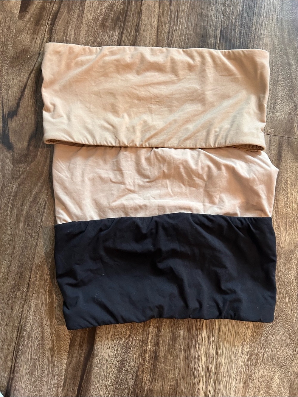 SKIMS Bandeau Cream and Black. Two Smalls and One Medium
